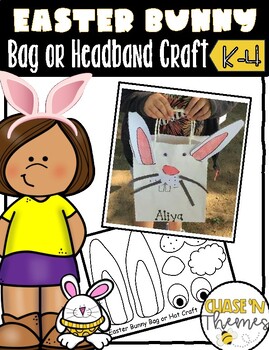 Preview of HOLIDAYS Easter Bunny basket and headband craft