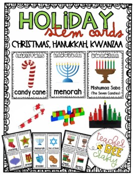 Preview of HOLIDAYS - Winter Holiday STEM Cards