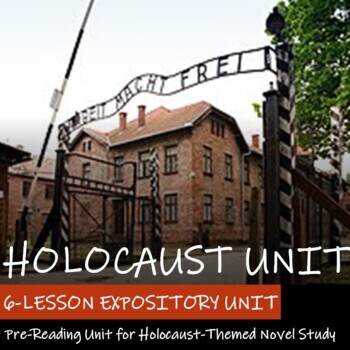 Preview of HOLOCAUST UNIT - Pre-Reading Unit for Holocaust-Themed Novel Study