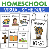HOMESCHOOL Schedule Daily Individual Visual Flip Schedule Cards
