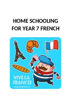 Preview of HOMESCHOOLING FOR YEAR 7 FRENCH