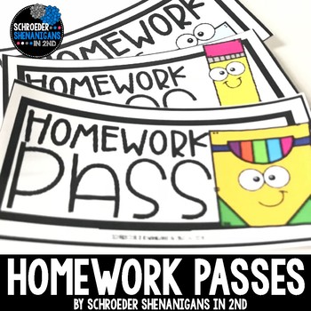 homework passes teachers pay teachers