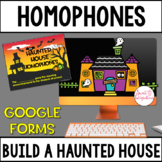 Halloween Homophones - Haunted House Homophones Google Forms