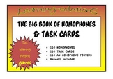 HOMOPHONES - The Big Book of Homophones - 110 Sets + 110 T