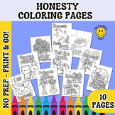 HONESTY COLORING PAGES - Coloring Sheets all about Honesty