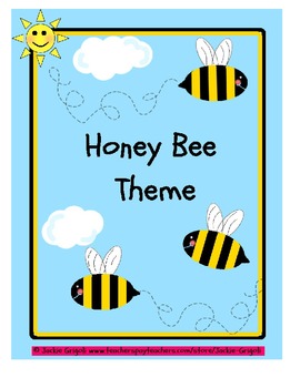 Preview of HONEY BEE THEME | Folder | Binder | Substitute cover | Communication | Decor
