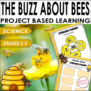 Preview of Honey Bees Research - Bee Project Based Learning Science - With Google Slides