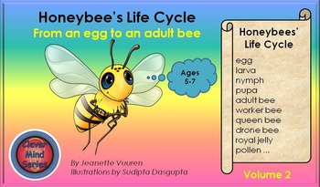 Preview of HONEY BEE FACTS: HONEYBEE'S LIFE CYCLE VOLUME 2