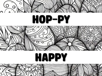 Preview of HOP-PY HAPPY EASTER! Easter Craft and Decor Kit