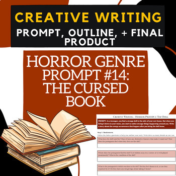 Preview of HORROR #14: CURSED BOOK -Creative Writing- brainstorming/Final product