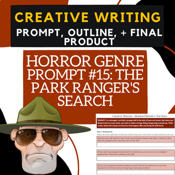 Preview of HORROR #15: PARK RANGER'S SEARCH -Creative Writing- brainstorming/Final product