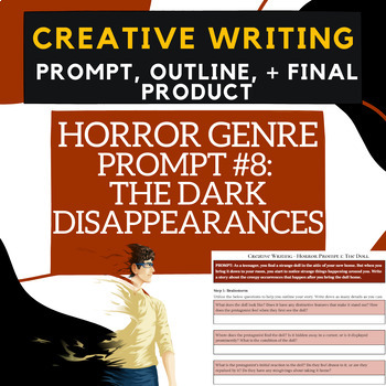 Preview of HORROR #8: DARK DISAPPEARANCES -Creative Writing- brainstorming/Final product