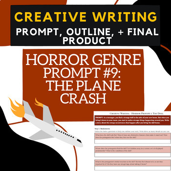 Preview of HORROR #9: THE PLANE CRASH -Creative Writing- brainstorming/Final product