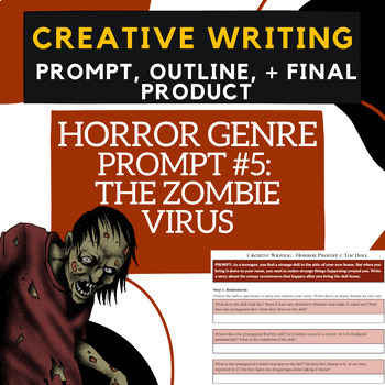 Preview of HORROR PROMPT #5: ZOMBIE VIRUS - Creative Writing - brainstorming/final product