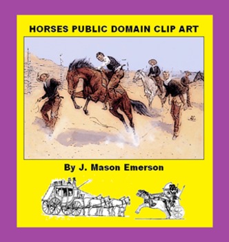 Preview of ARTS, THEMING: HORSES PUBLIC DOMAIN CLIP ART
