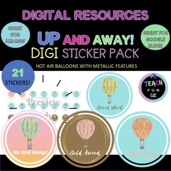 Digital Balloon Stickers