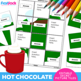 HOT CHOCOLATE EDITABLE Worksheets | Secret Picture Tiles