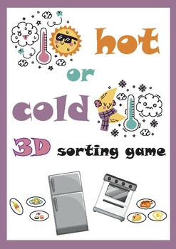 Preview of HOT OR COLD 3D GAME - printable sorting game
