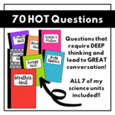 HOT Science Questions BUNDLE | 70 Science Journal Prompts