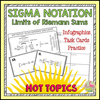 Preview of HOT TOPICS Sigma Notation and Limits of Riemann Sums
