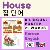 HOUSE Korean Poster | Bilingual English Korean HOUSE Poster