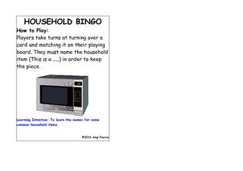 Preview of HOUSEHOLD BINGO