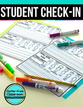 Preview of HOW ARE YOU FEELING TODAY student check in SEL ACTIVITY self assessment