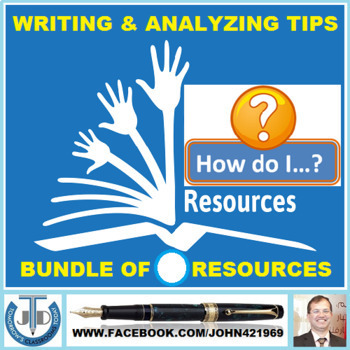 Preview of ANALYSIS LESSONS AND RESOURCES BUNDLE