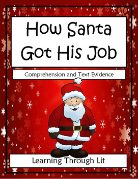 Preview of HOW SANTA GOT HIS JOB Stephen Krensky  - Comprehension (Answer Key Included)