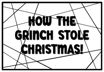 grinch that stole christmas coloring pages