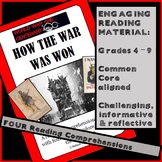 HOW THE WAR WAS WON. WW1 Comprehension pack