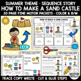 HOW TO BUILD A SAND CASTLE - Write Cut Glue - Sequence Sto