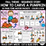 HOW TO CARVE A PUMPKIN - Write Cut Glue - Sequence Story -