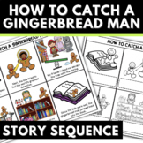 HOW TO CATCH A GINGERBREAD MAN Story Sequence Activities | Cards