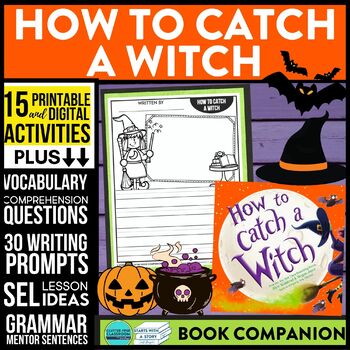 Preview of HOW TO CATCH A WITCH activities READING COMPREHENSION Book Companion read aloud