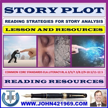 Preview of STORY PLOT LESSON AND RESOURCES