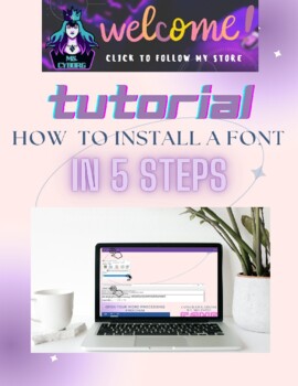 Preview of HOW TO INSTALL FONTS | FREE FONTS | TUTORIAL