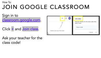 Student Joins Google Classroom via Google Classroom 