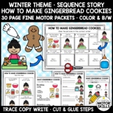 HOW TO MAKE GINGERBREAD - Write Cut Glue - Sequence Story 