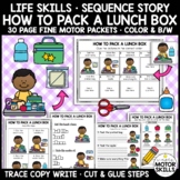HOW TO PACK A LUNCH BOX - Write Cut Glue - Sequence Story 