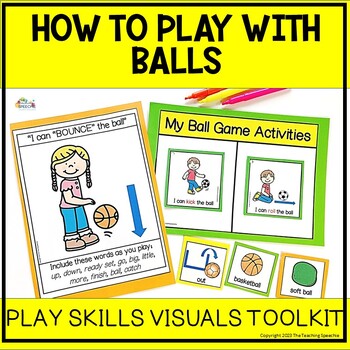 GROSS MOTOR BALL ACTIVITIES Visual Supports Toolkit Autism & Special Ed