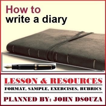 Preview of DIARY WRITING LESSON AND RESOURCES