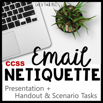 Preview of HOW TO WRITE AN EMAIL: EMAIL WRITING ETIQUETTE