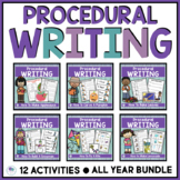 Procedural Writing Templates Grade 1 How To Writing Activi