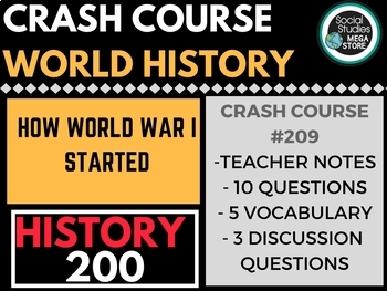 Preview of How World War I Started: Crash Course World History #209