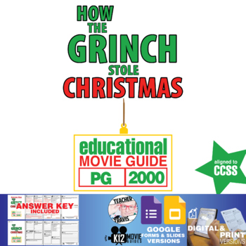 Preview of Movie Guide for use with How the GRlNCH Stole Christmas (PG - 2000)