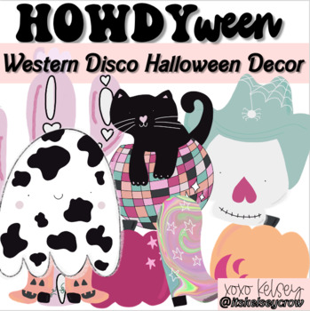 Preview of HOWDYween // Western Disco Halloween Board Decor