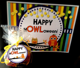 H"OWL"oween Gift Tags & Door Sign - FREE