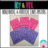 HOY & VUX Posters (Horziontal & Vertical Lines)
