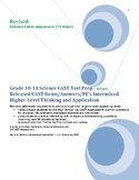 HS 10-11 CAST Test Prep-Revised Item Appearance-Higher Lev